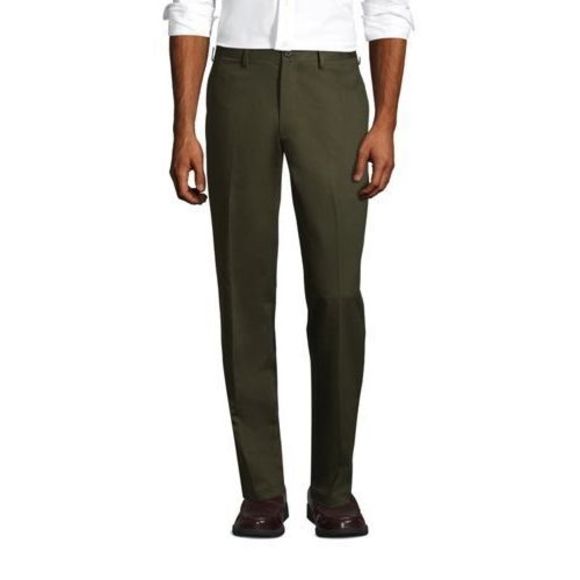 Lands' End Men's Comfort Waist No Iron Chino Pants - 29